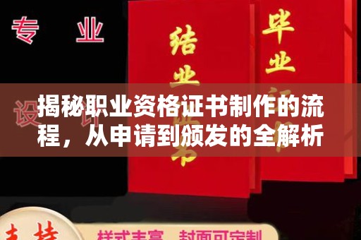 中埔揭秘职业资格证书制作的流程，从申请到颁发的全解析